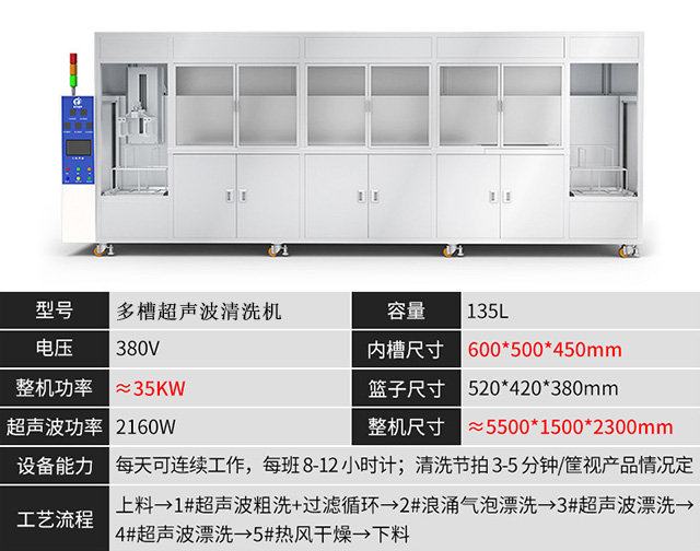 多槽式超聲波清洗機價格多少